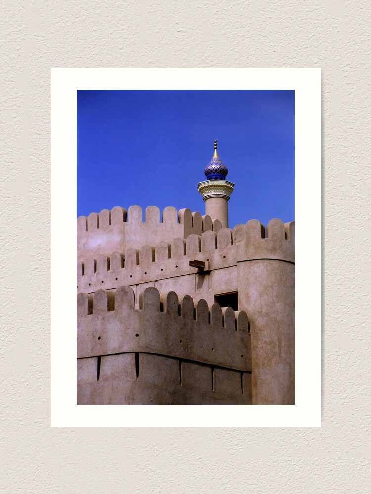 Alternate view of Ramparts of Nizwa Art Print