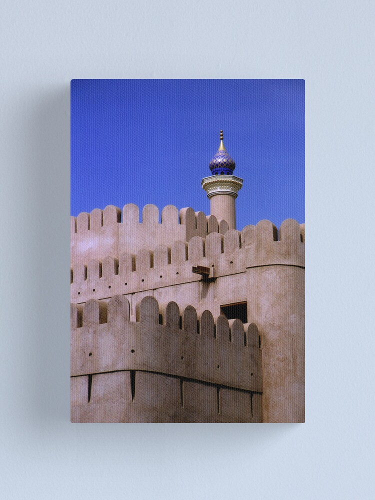 Alternate view of Ramparts of Nizwa Canvas Print
