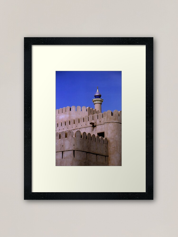 Alternate view of Ramparts of Nizwa Framed Art Print