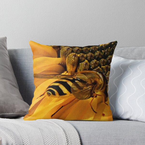 Item preview, bee and sunflower designed and sold by Barry W  King.