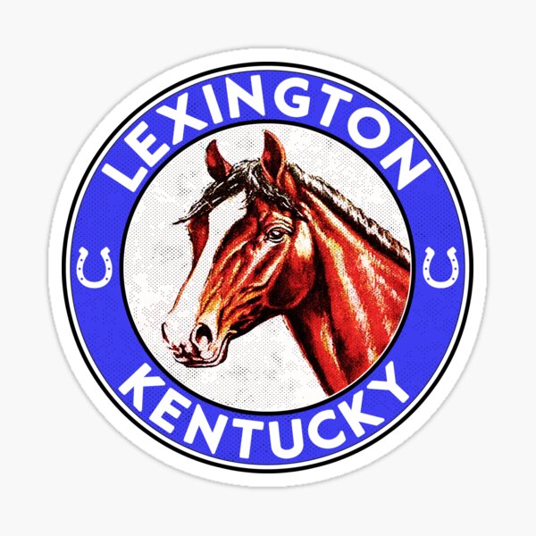 Lexington Kentucky Horse Racing The Bluegrass State Man O War Sticker