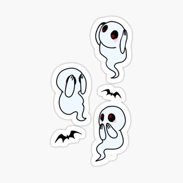 The Three Wise Ghosts Sticker