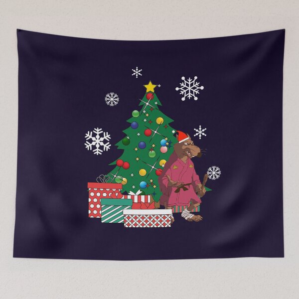 Item preview, Splinter TMNT Around The Christmas Tree designed and sold by Nova5.