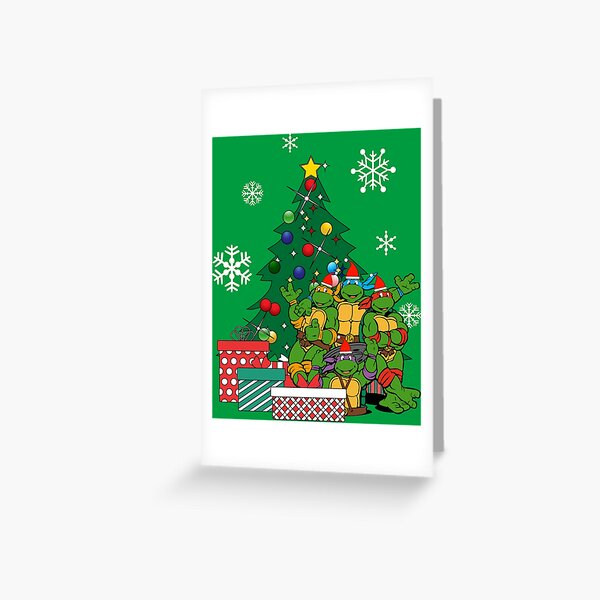 Item preview, Teenage Mutant Ninja Turtles Around The Christmas Tree designed and sold by Nova5.