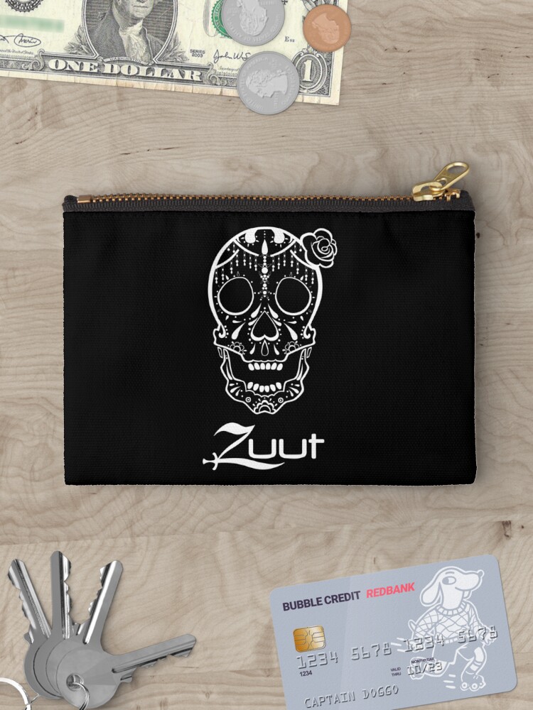 Thumbnail 3 of 4, Zipper Pouch, Zuut - Sugar Skull designed and sold by aceofspadeswny.