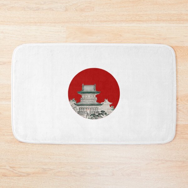Item preview, Japanese Flag - Japanese Architecture designed and sold by weavernap.