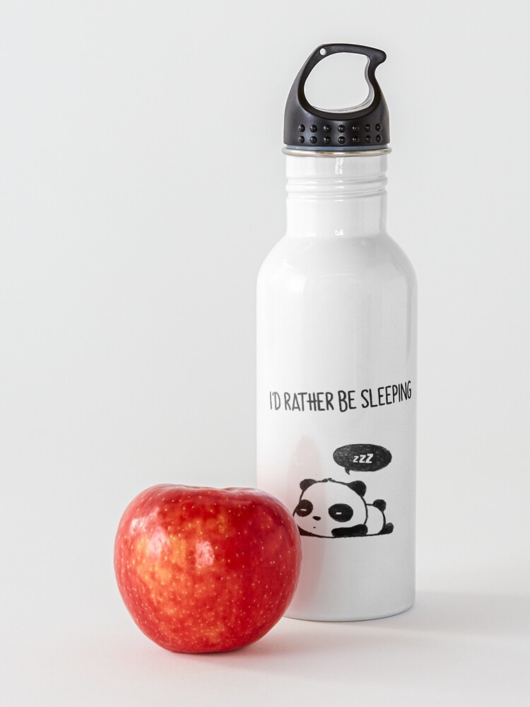 Alternate view of I'd rather be sleeping Water Bottle