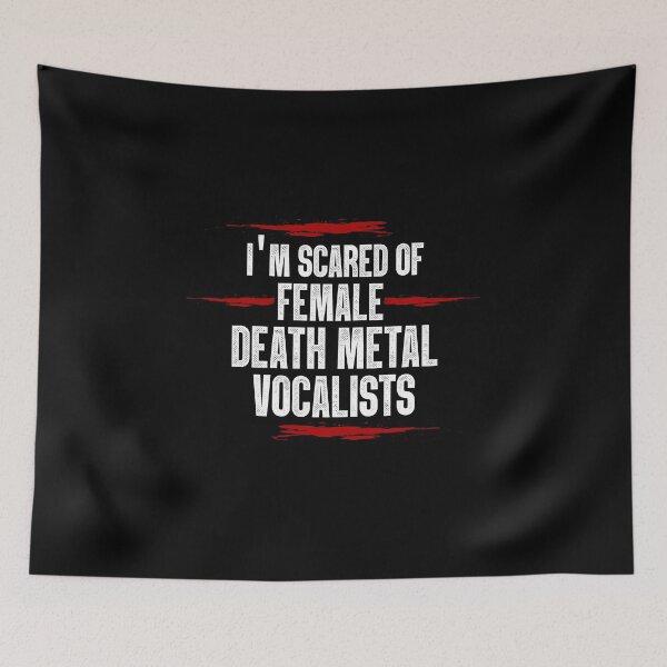 Item preview, Funny saying I female metal band singer designed and sold by CORZ.
