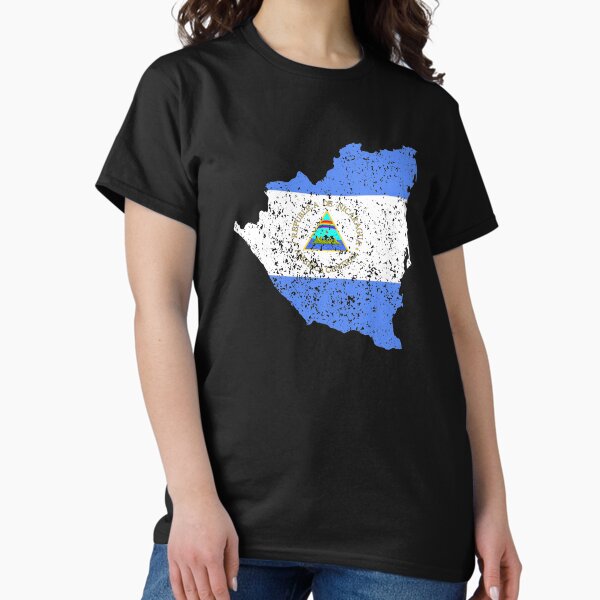 Item preview, Nicaragua Flag Country Map  designed and sold by Vanover Designs.