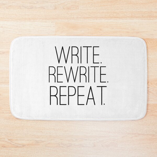 Item preview, Write, Rewrite, Repeat designed and sold by TheWriteShoppe.