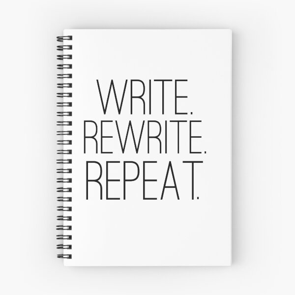 Item preview, Write, Rewrite, Repeat designed and sold by TheWriteShoppe.