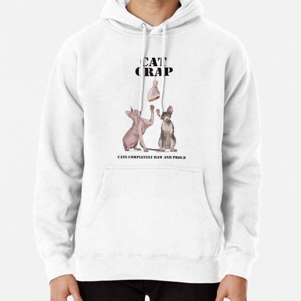 Raw meat kangaroo pocket hoodie sale