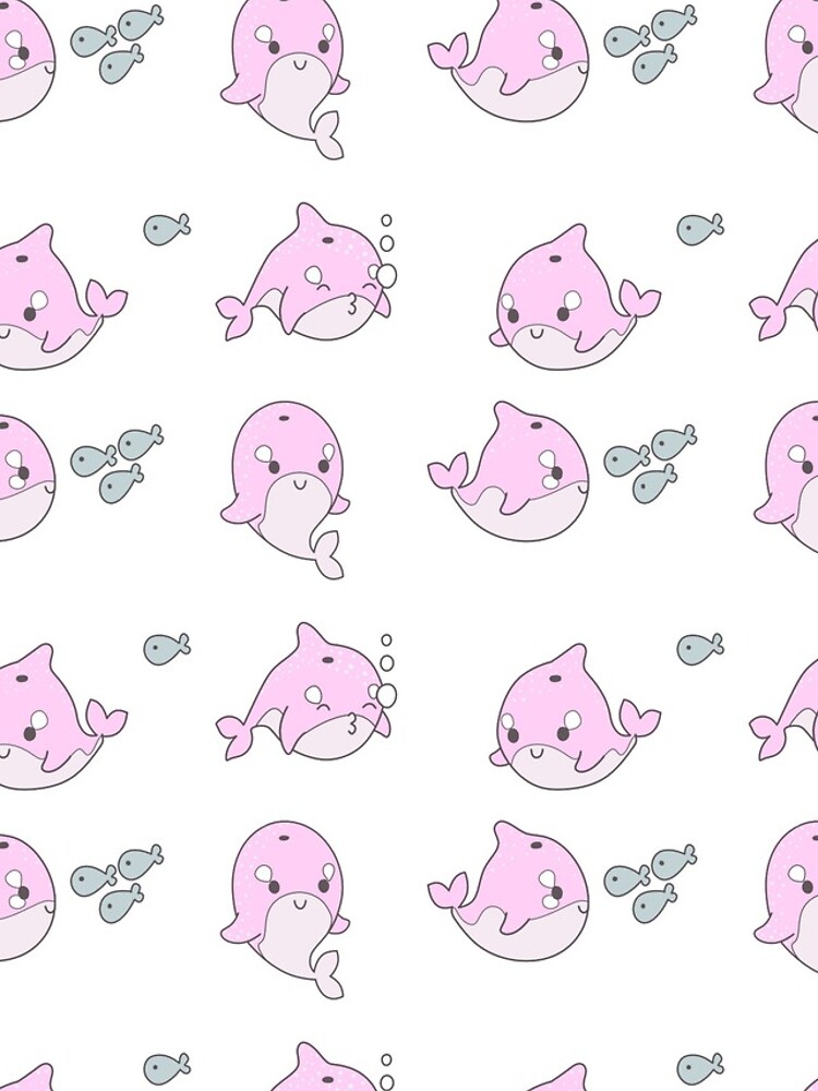 Thumbnail 4 of 4, iPhone Case, Pink whale designed and sold by Rusembell.