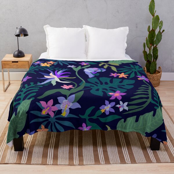 Item preview, Patrón tropical nocturno. designed and sold by SvetlanaK.