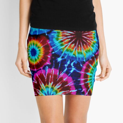Tie Dye Mini Skirt