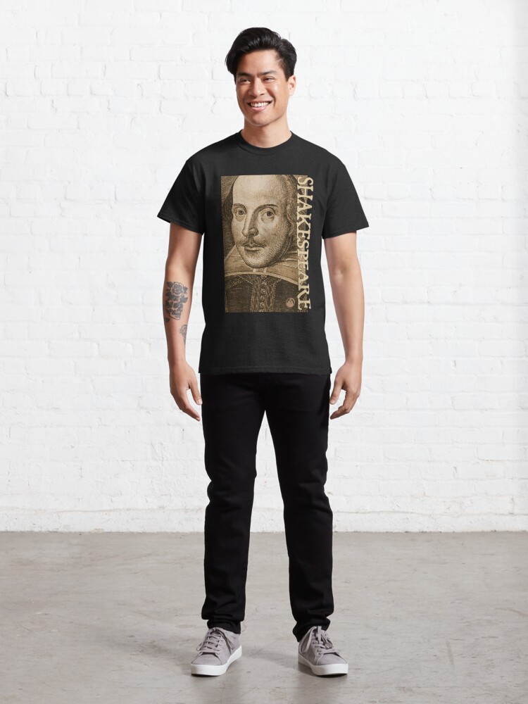 Alternate view of Shakespeare Droeshout Engraving Portrait Classic T-Shirt