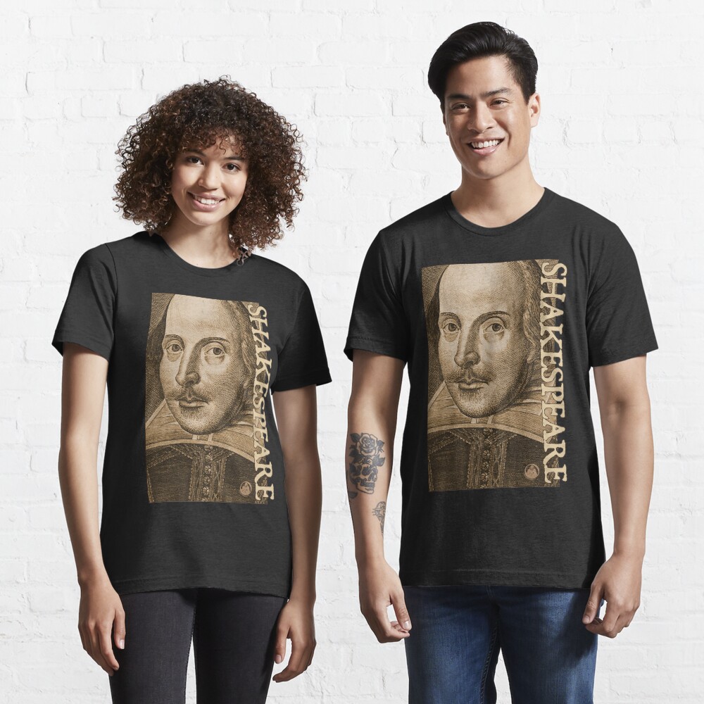 Shakespeare Droeshout Engraving Portrait Essential T-Shirt