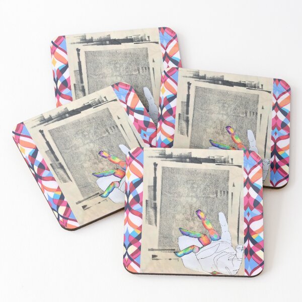 Item preview, "Rainbow Beetle" - Printmaking and Collage Artwork designed and sold by Caroline Conlon.