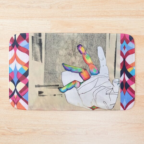 Item preview, "Rainbow Beetle" - Printmaking and Collage Artwork designed and sold by Caroline Conlon.