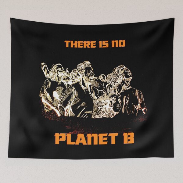 Item preview, King Gizzard and The Lizard Wizard Themed Art: There is No Planet B Design 03, Carrying Cavs Across the Apocalypse Colors-Large Size designed and sold by artbydanic.