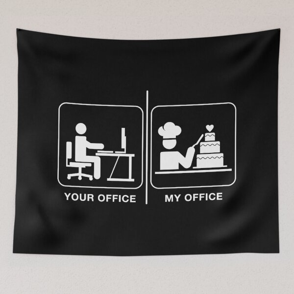 Item preview, Your Office vs My Office - Pastry Chef designed and sold by CCCDesign.