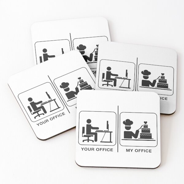 Item preview, Your Office vs My Office - Pastry Chef - Inverted designed and sold by CCCDesign.