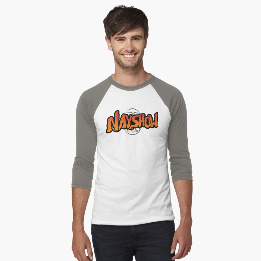 Aperçu de l'œuvre T-shirt baseball manches ¾ créée et vendue par NAYSHOW.