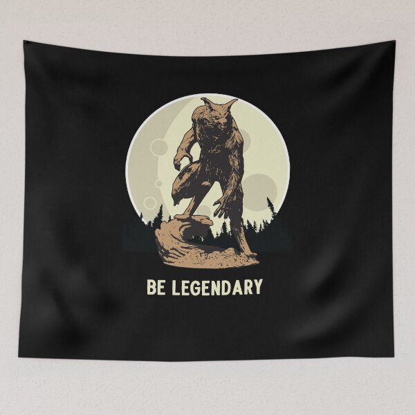Item preview, Werewolf Be Legendary Motivational Inspirational  designed and sold by creativehive.