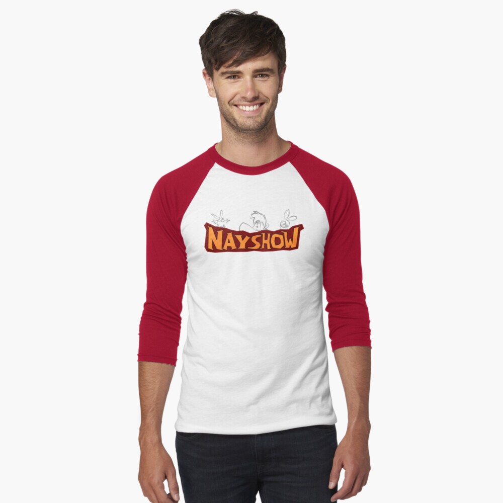 Aperçu de l'œuvre T-shirt baseball manches ¾ créée et vendue par NAYSHOW.