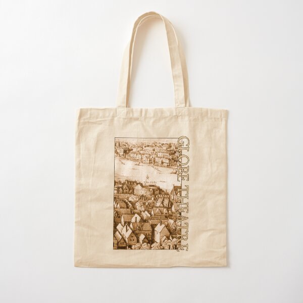 Hollar's Globe Theatre Longview London Cotton Tote Bag
