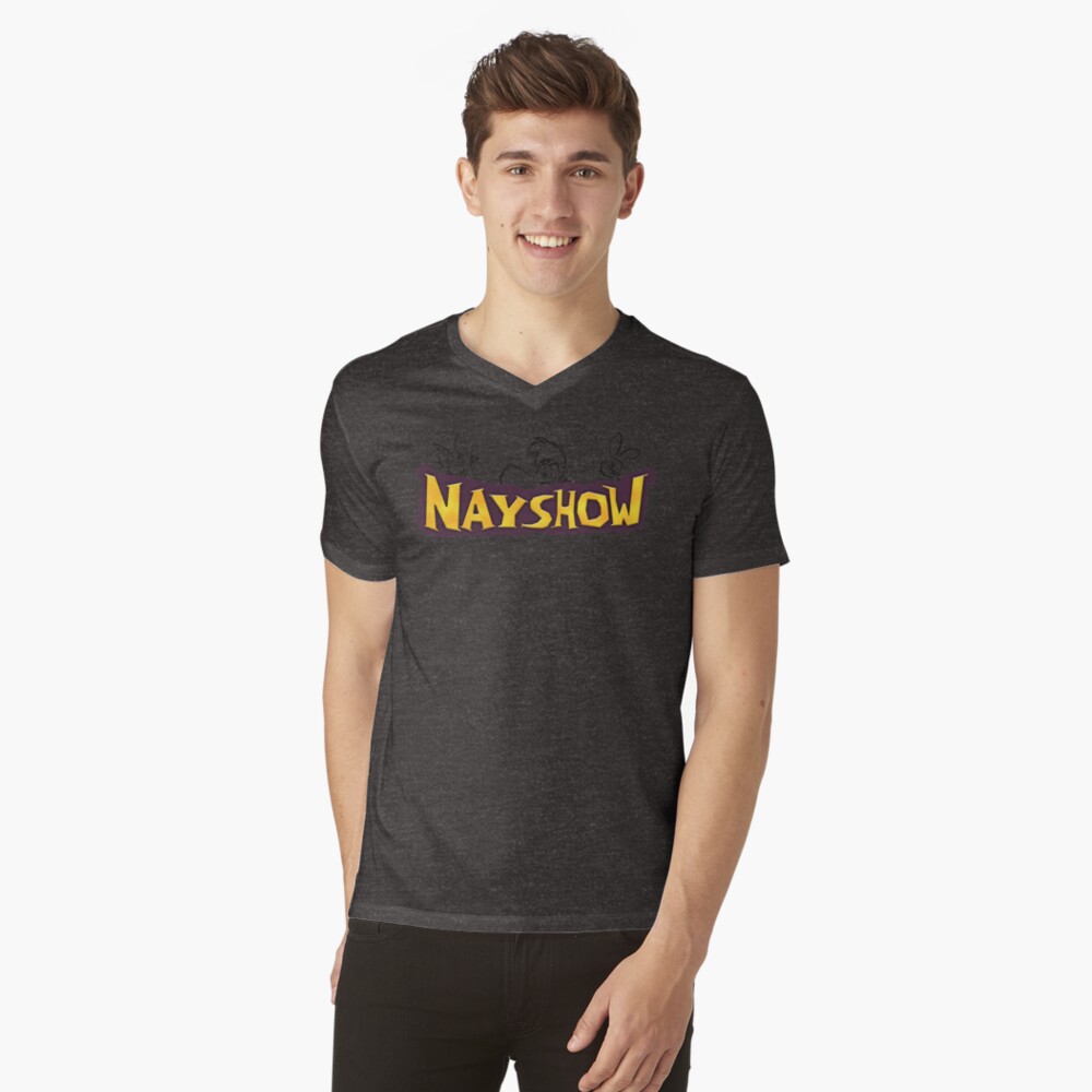 Aperçu de l'œuvre T-shirt col V créée et vendue par NAYSHOW.