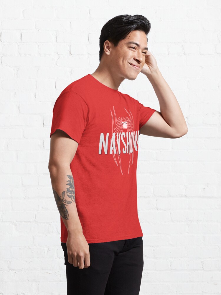 Aperçu 5 sur 7. T-shirt classique avec l'œuvre Insomniac Webslinger créée et vendue par NAYSHOW.