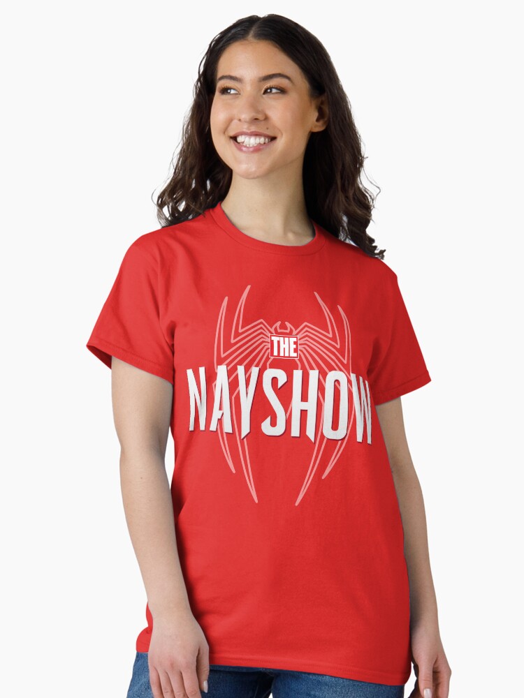 Aperçu 2 sur 7. T-shirt classique avec l'œuvre Insomniac Webslinger créée et vendue par NAYSHOW.