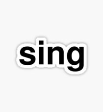 sing Sticker