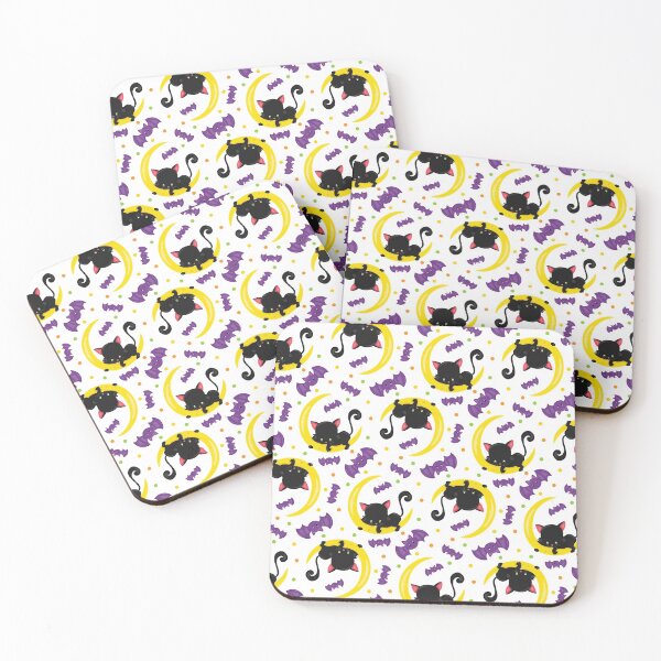 Item preview, Happy Halloween cat pattern designed and sold by wolfgangrainer.