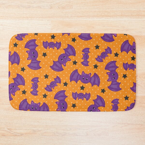 Item preview, Happy Halloween bat pattern designed and sold by wolfgangrainer.