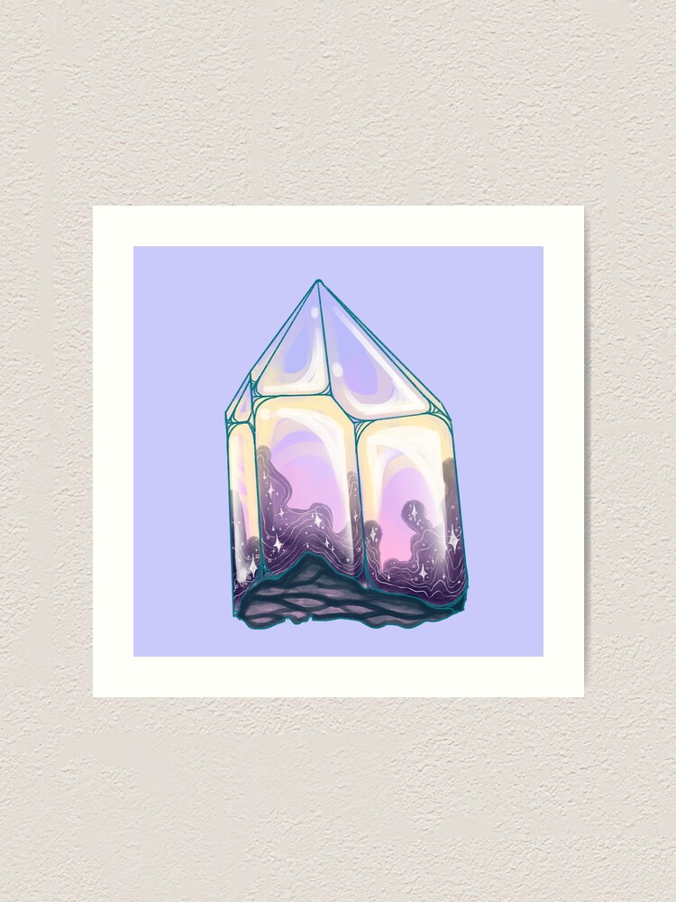 Rainbow Crystal Art Print