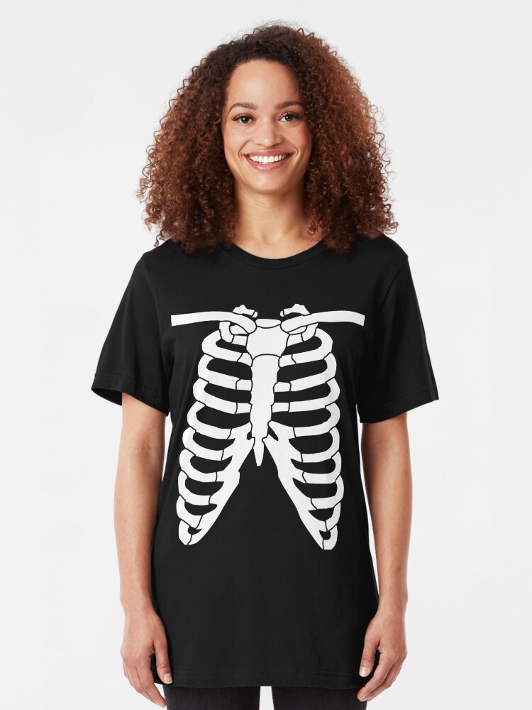 skeleton tshirt dress