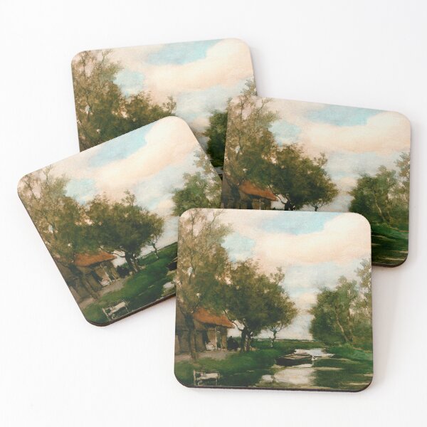 Item preview, Farm on polder canal-Johan Hendrik Weissenbruch designed and sold by LexBauer.