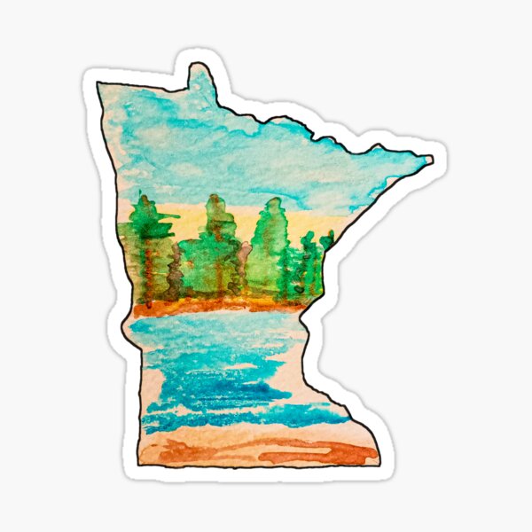 Minnesota Lake Sticker