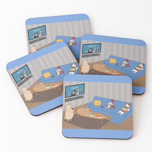 Item preview, Three cheerful guinea pigs having a great time  designed and sold by mondesign26.