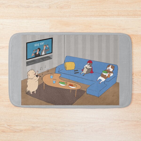 Item preview, Three cheerful guinea pigs having a great time  designed and sold by mondesign26.