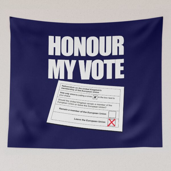 Item preview, Honour My Vote Brexit TShirt designed and sold by PokerFace420.