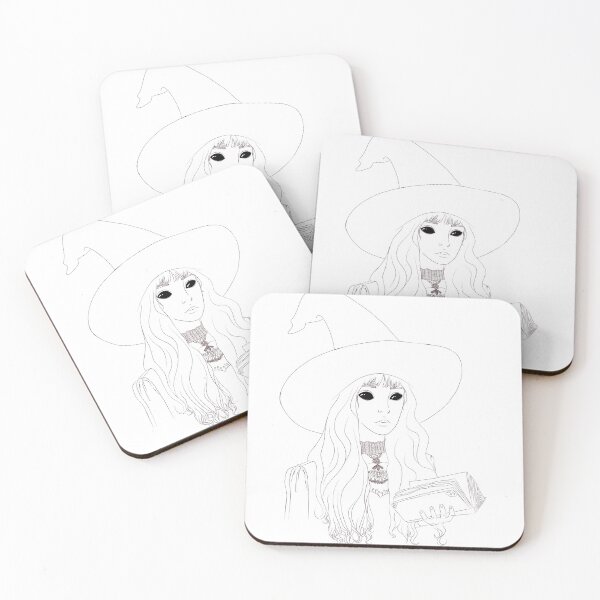 Item preview, Line art Witch designed and sold by CassieArts.