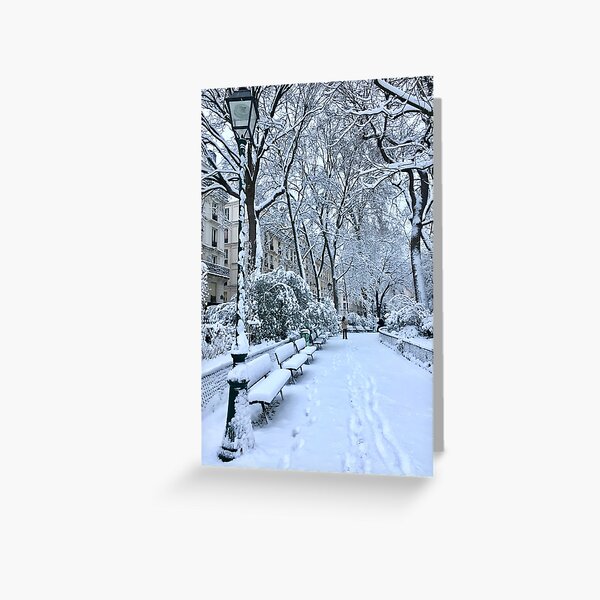 Paris: Snow day Greeting Card