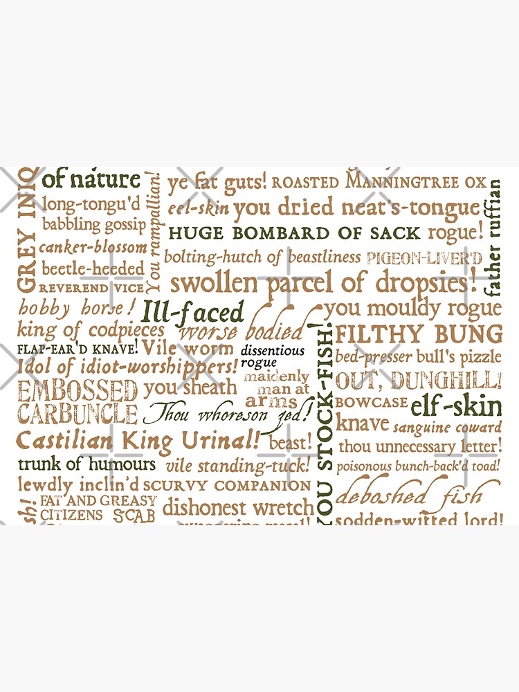 Shakespeare's Insults Collection - Revised Edition (by incognita) by incognitagal