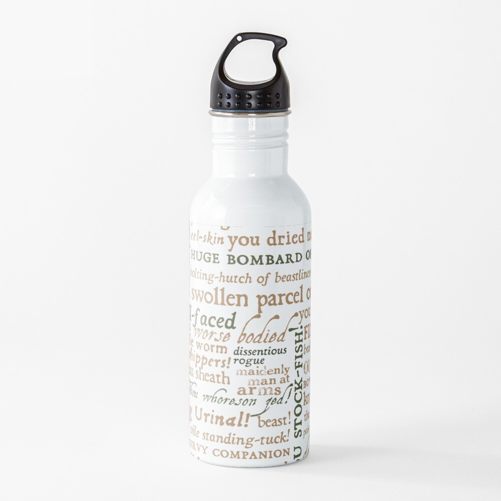 Shakespeare's Insults Collection - Revised Edition (by incognita) Water Bottle