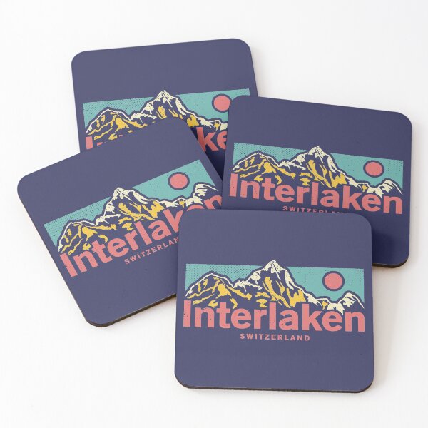 Item preview, Interlaken Switzerland - Classic Outdoor Mountain Graphic Apparel designed and sold by Si Li.