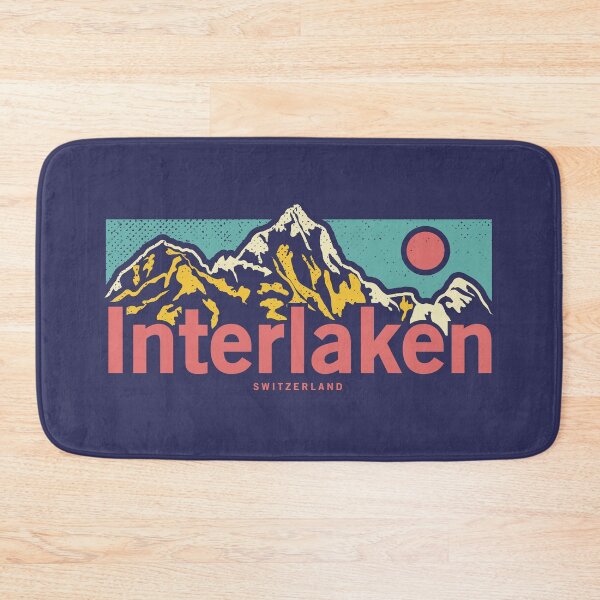 Item preview, Interlaken Switzerland - Classic Outdoor Mountain Graphic Apparel designed and sold by Si Li.