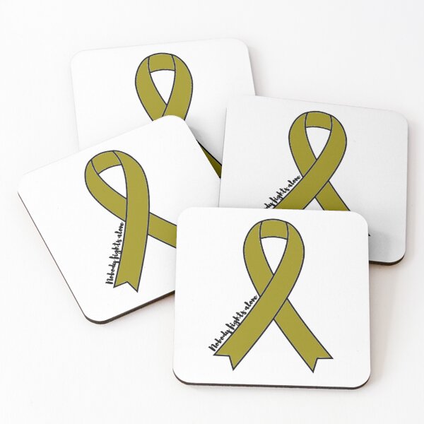 Item preview, Gold Childhood Cancer Ribbon designed and sold by anneweidner10.